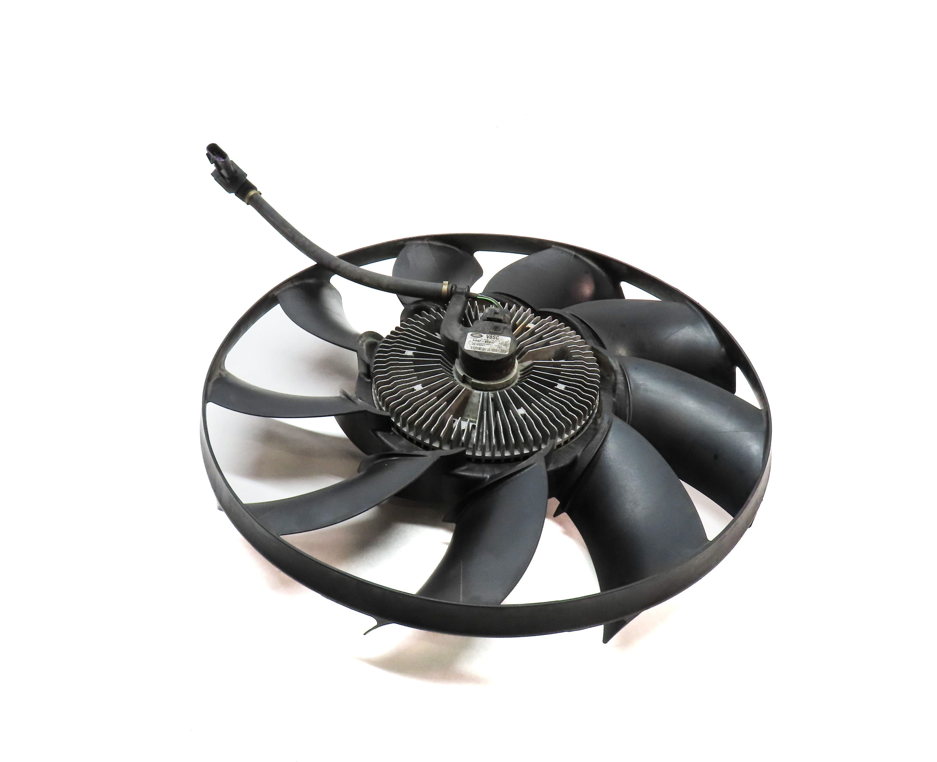 13-16 RANGE ROVER SPORT (L405 L494) CONDENSER ELECTRIC COOLING FAN & SHROUD — exact item pictured